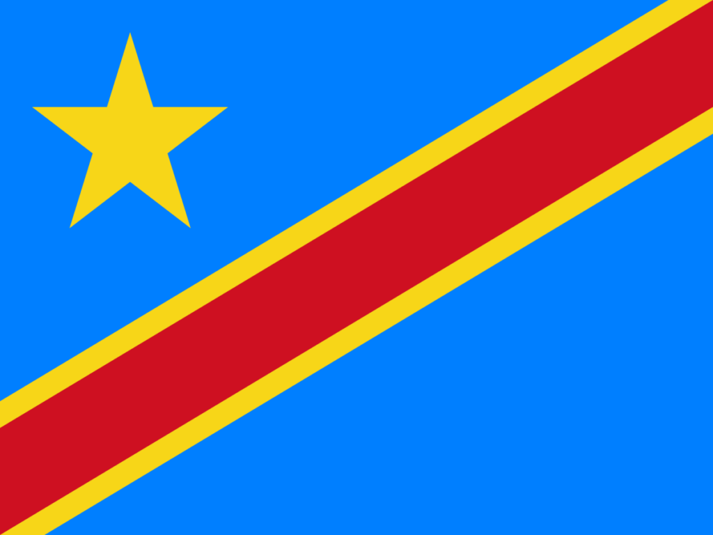 Flag of Democratic Republic of Congo