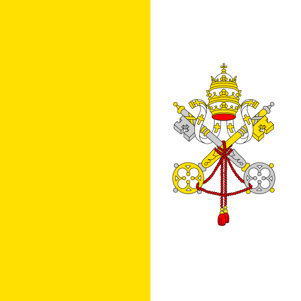 Flag of Vatican City Holy See