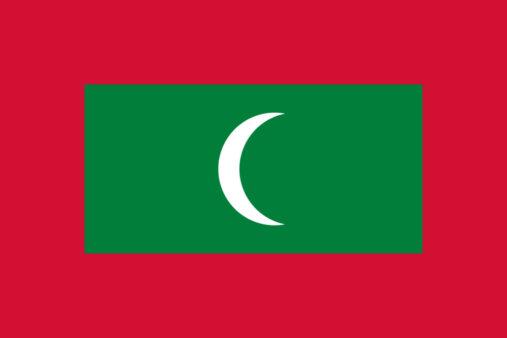 Flag of The Maldives