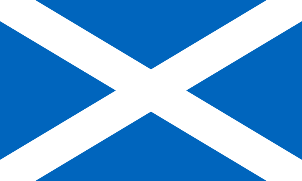 Scottish Saltire Flag