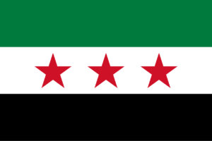 Independence flag of Syria 2024