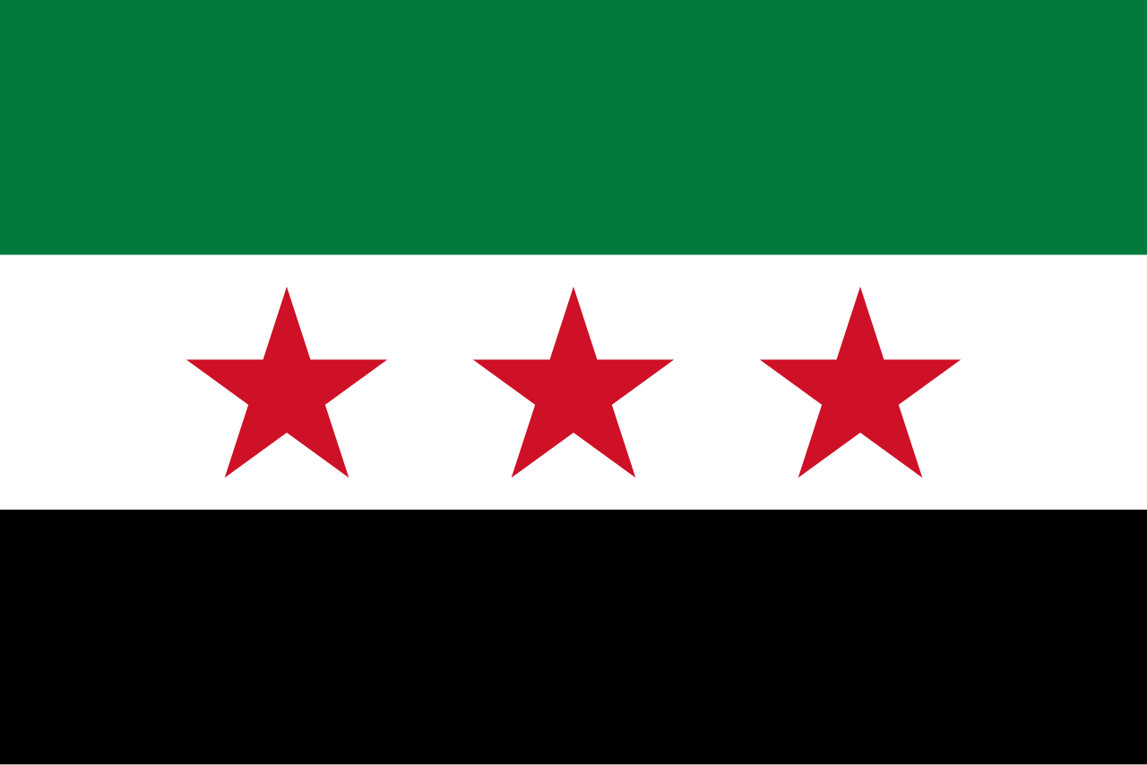 Independence flag of Syria 2024