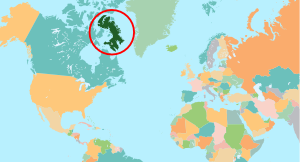 Baffin Island on World Map