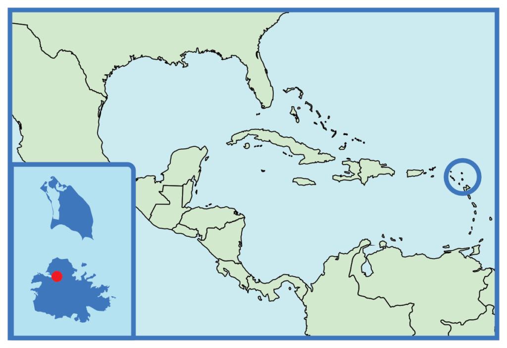 Where is Antigua and Barbuda on Map