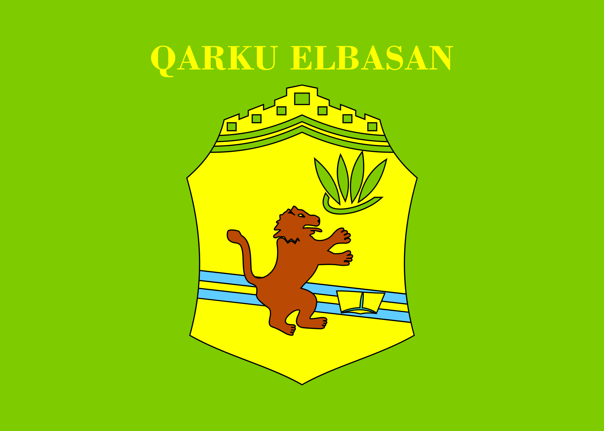 Flag of Elbasan