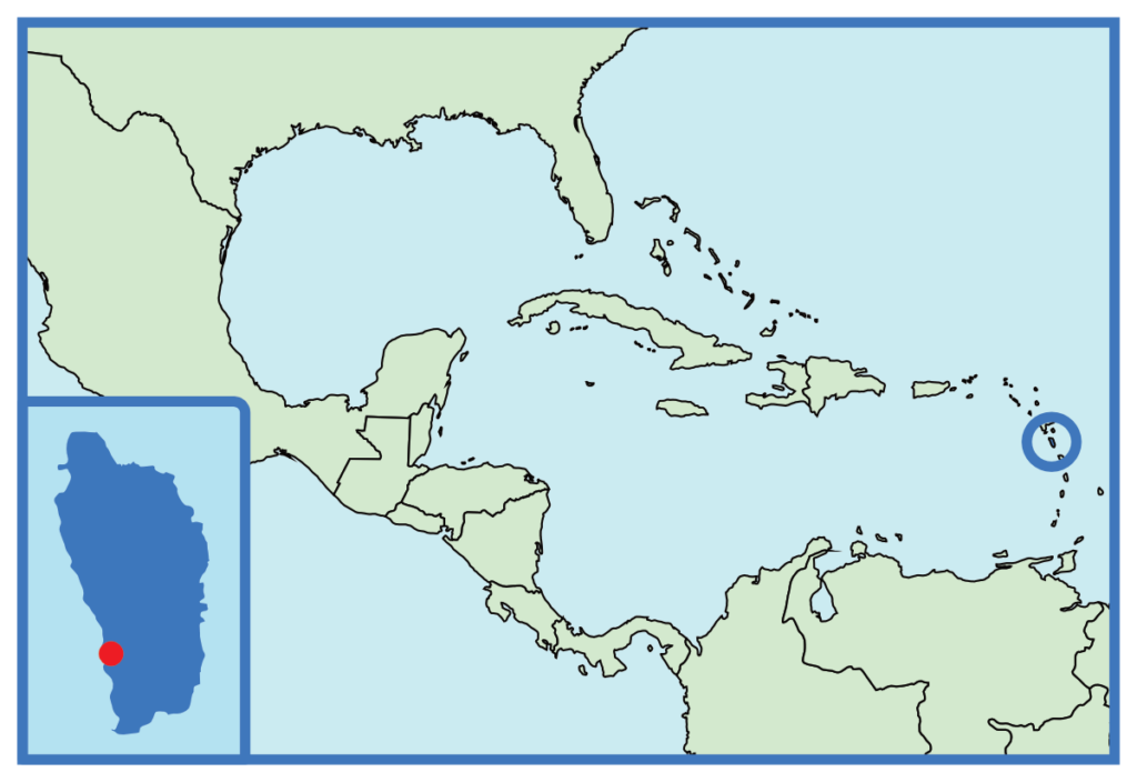Where is Dominica on Map