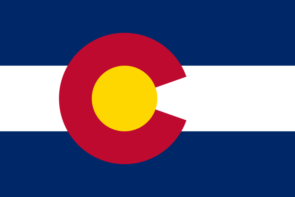 Colorado United States of America Flag