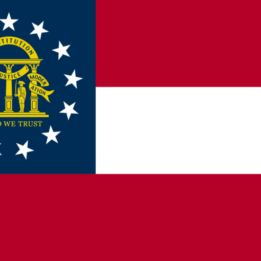 Georgia United States of America Flag