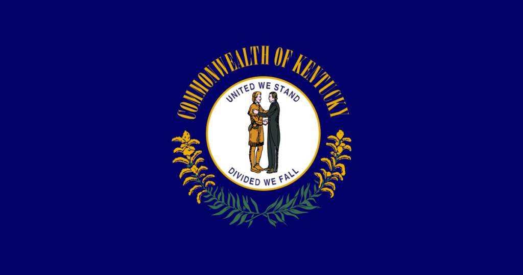 Kentucky United States of America Flag