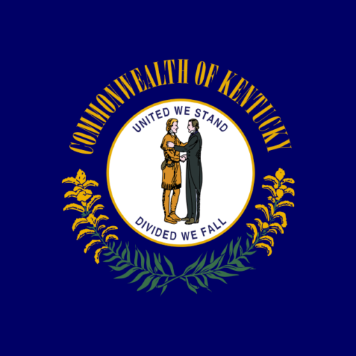 Kentucky United States of America Flag