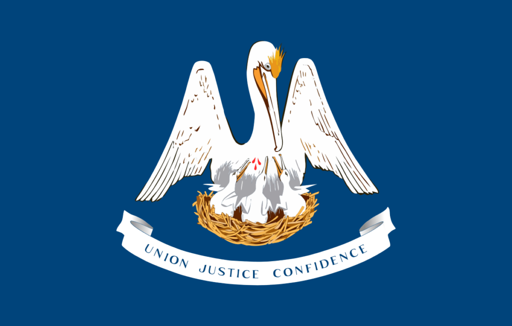 Louisiana United States of America Flag