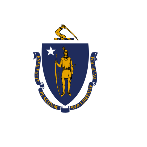 Massachusetts United States of America Flag
