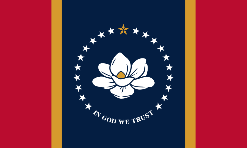 Mississippi United States of America Flag
