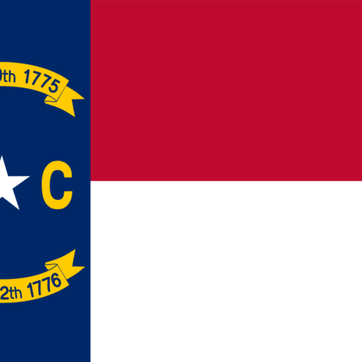 North Carolina United States of America Flag