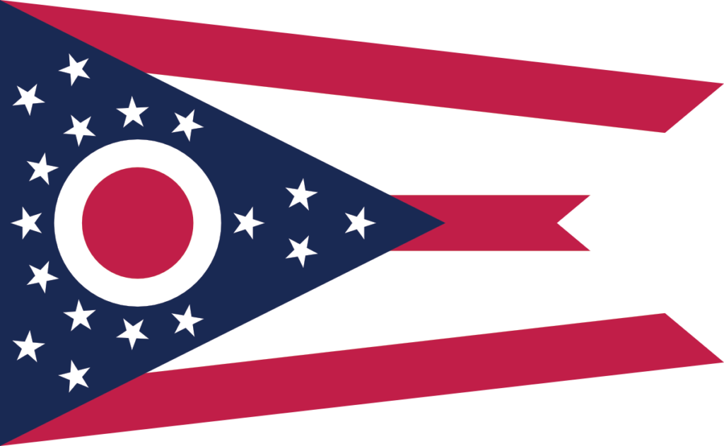 Ohio United States of America Flag