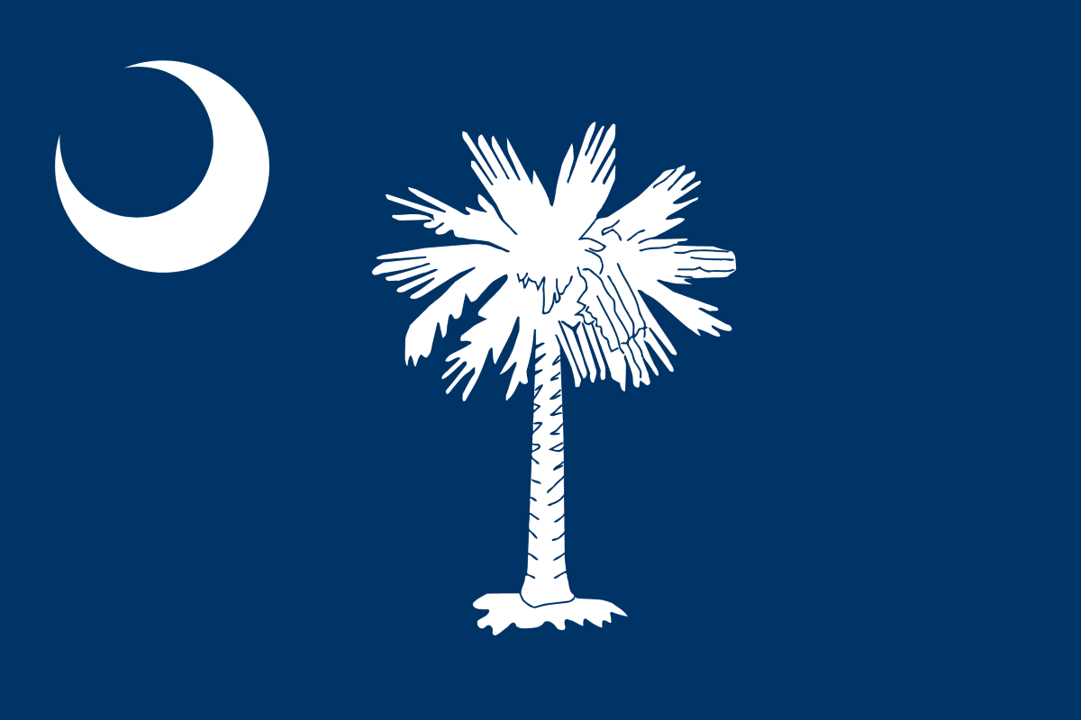 South Carolina United States of America Flag