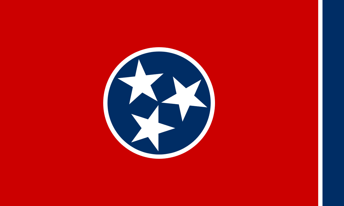 Tennessee United States of America Flag