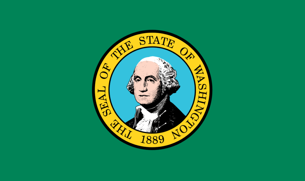 Washington United States of America Flag