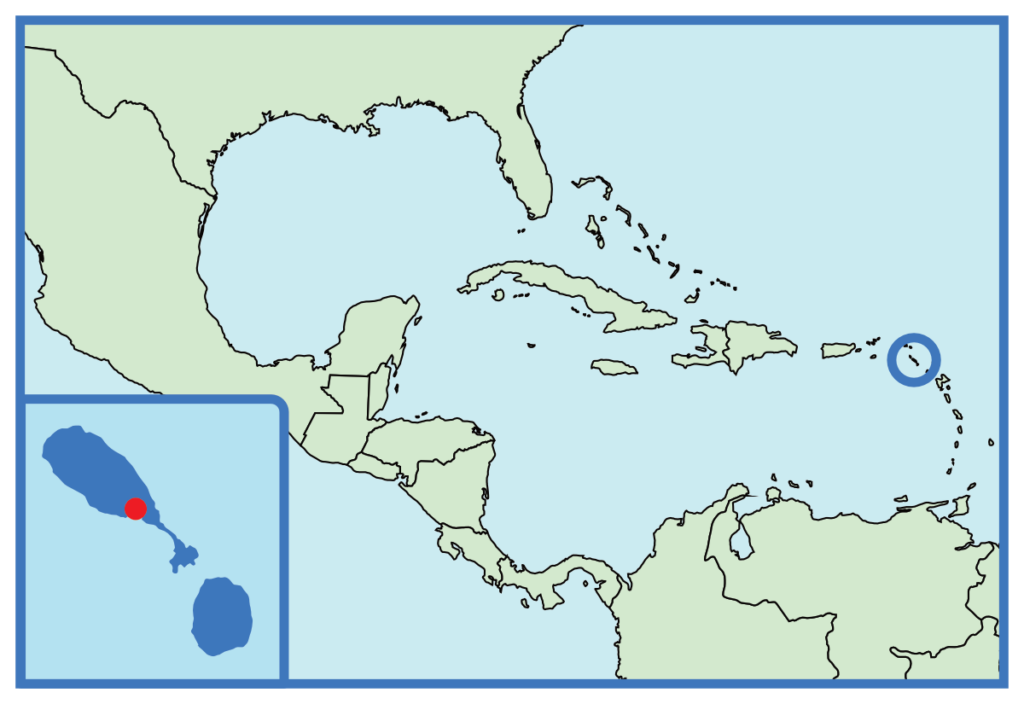 Where is Saint Kitts and Nevis on Map