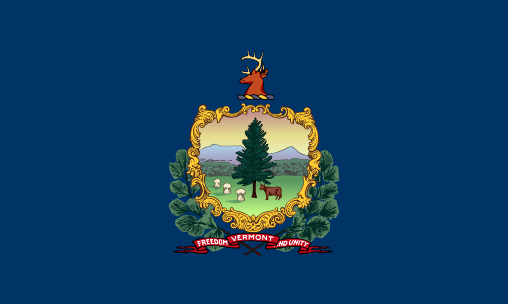 Vermont United States of America Flag