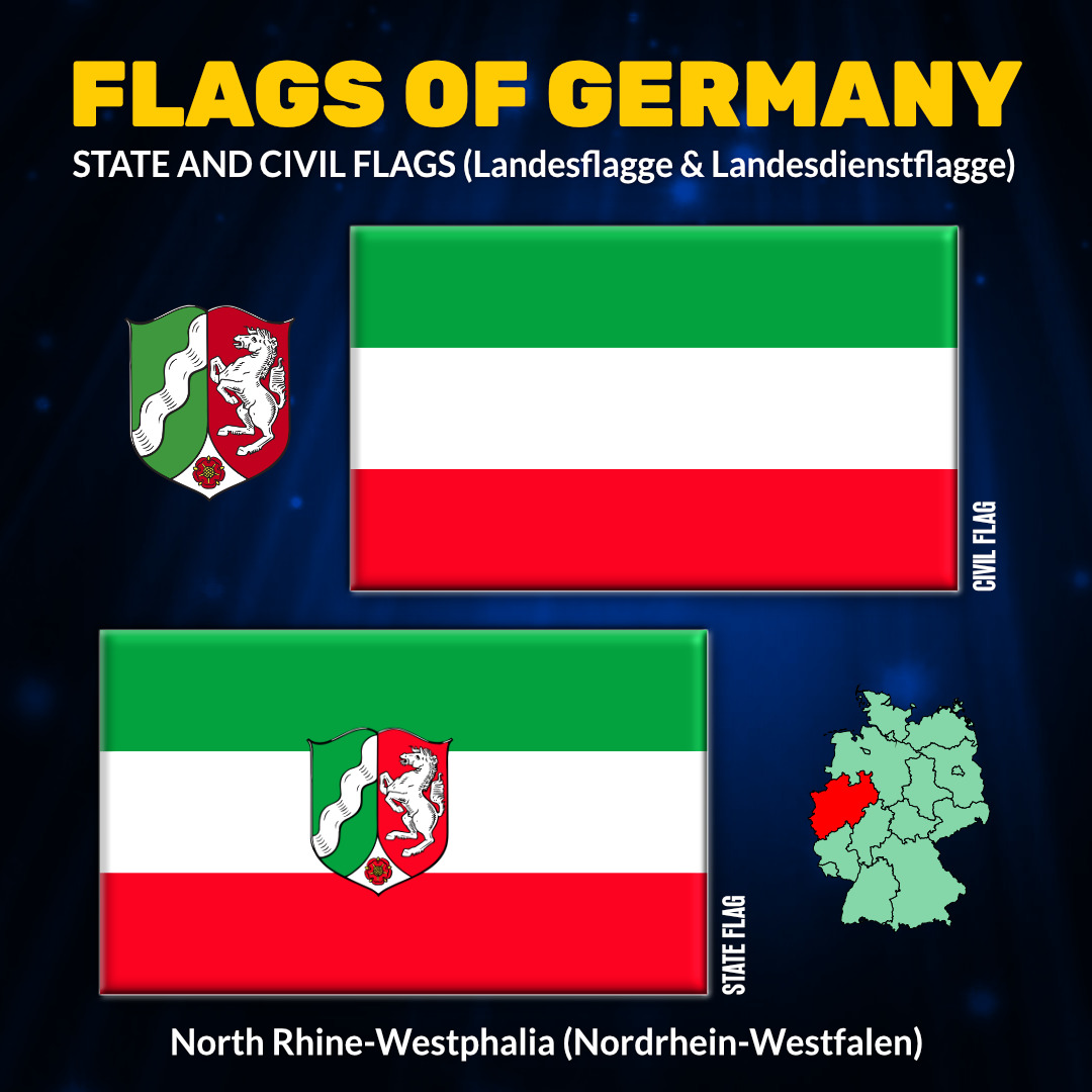 Flag Of North Rhine Westphalia Flagsbook