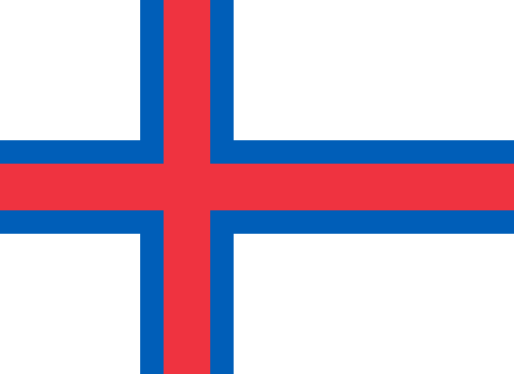 Flag of the Faroe Islands territory