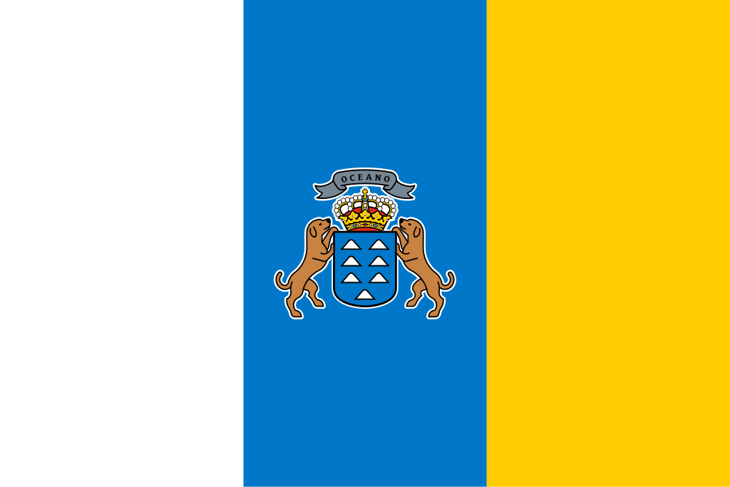 Flag of the Canary Islands territory