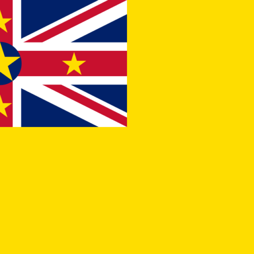 Flag of Nuie, New Zealand