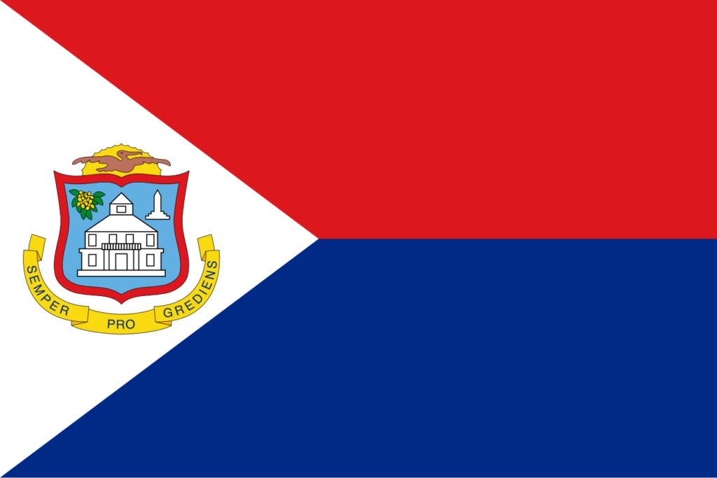 Flag of Sint Maarten, the Kingdom of Netherlands