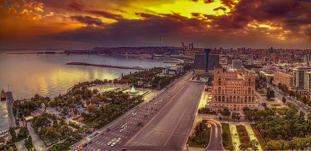 Baku Old City and New