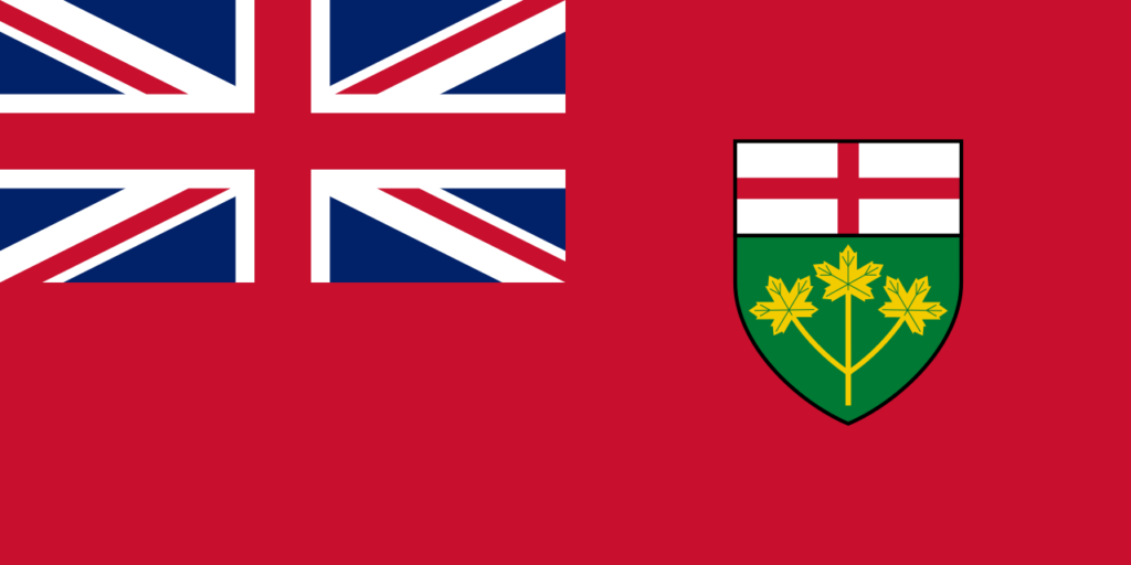 Ontario Flag, Canada