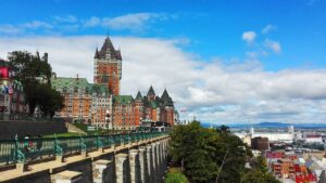 Quebec City with Frontenac Chatea
