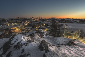 Yellowknife City Scene, Canada