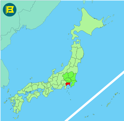 Kanagawa Location of map of Japan