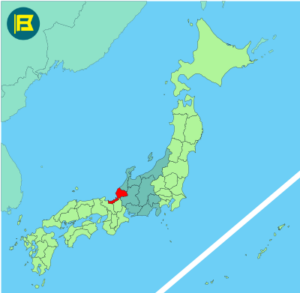 Fukui Location of map of Japan