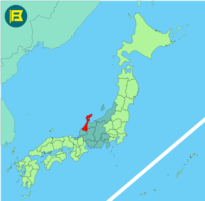 Ishikawa Location of map of Japan