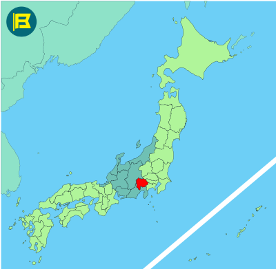 Kofu Location of map of Japan