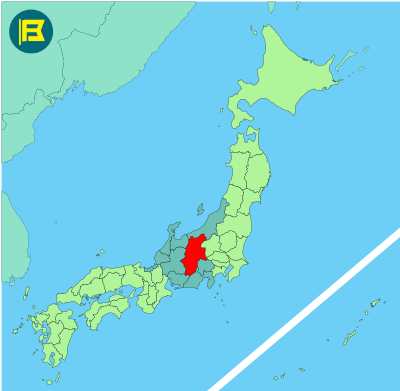 Nagano Location of map of Japan