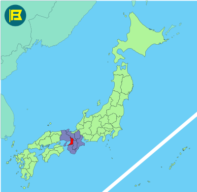 Osaka Location of map of Japan