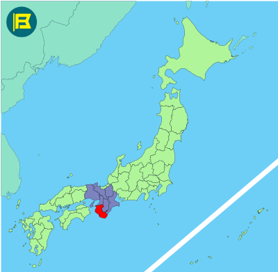Wakayama Location of map of Japan