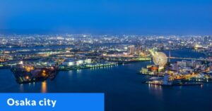 Osaka City in the Kyoto Prefecture of Japan