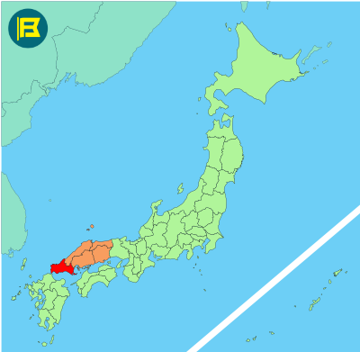 Yamaguchi Location of map of Japan