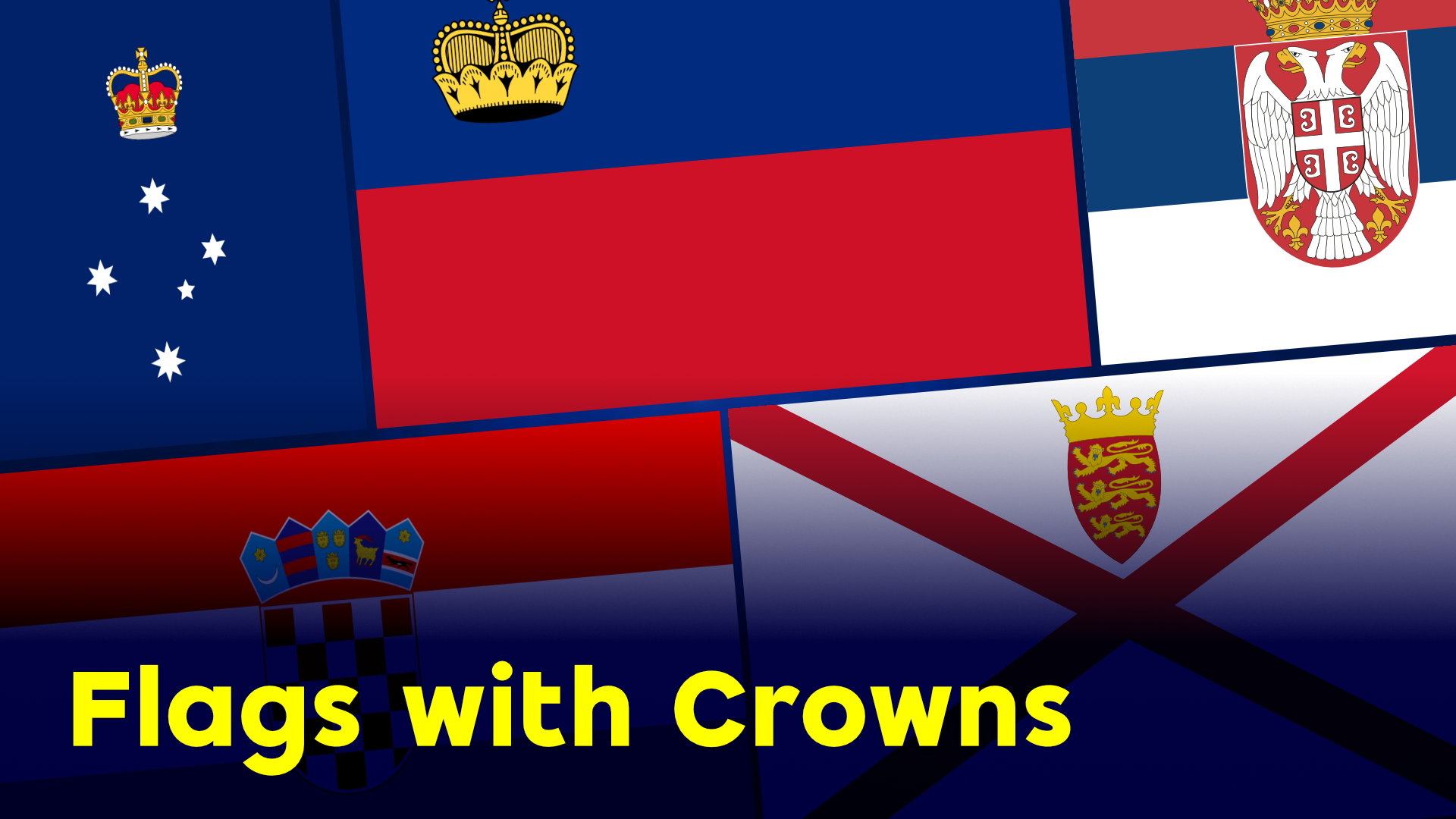 crowns on flags